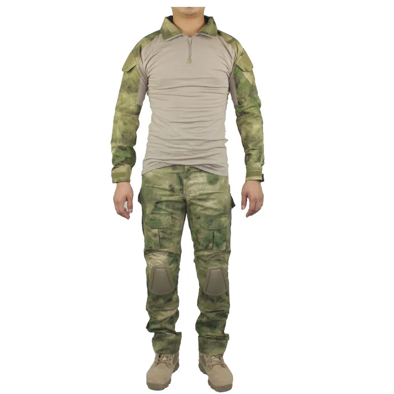 FG Color Tactical CQC Gen2 Airsoft Military Army Combat BDU Uniform Shirt With Pants Set Camouflage Outdoor Paintball Hunting