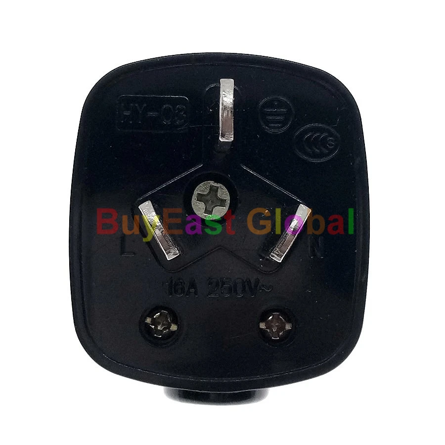 Китай(материк) 16Amp 3-гранный Pin типа «папа» основной Мощность штекер AC100~ 250V 16A(работы с xiao Mi умный спутник