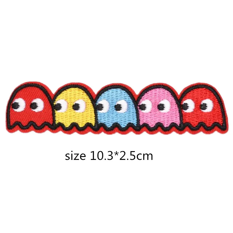 Мультяшная игра утюгом вышитые тканевые патчи для девочек мальчиков одежда