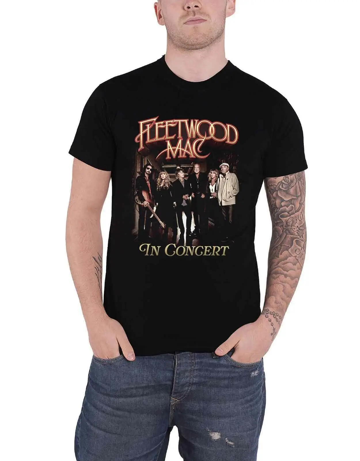 Футболка Fleetwood Mac с логотипом группы концерта новая официальная Мужская