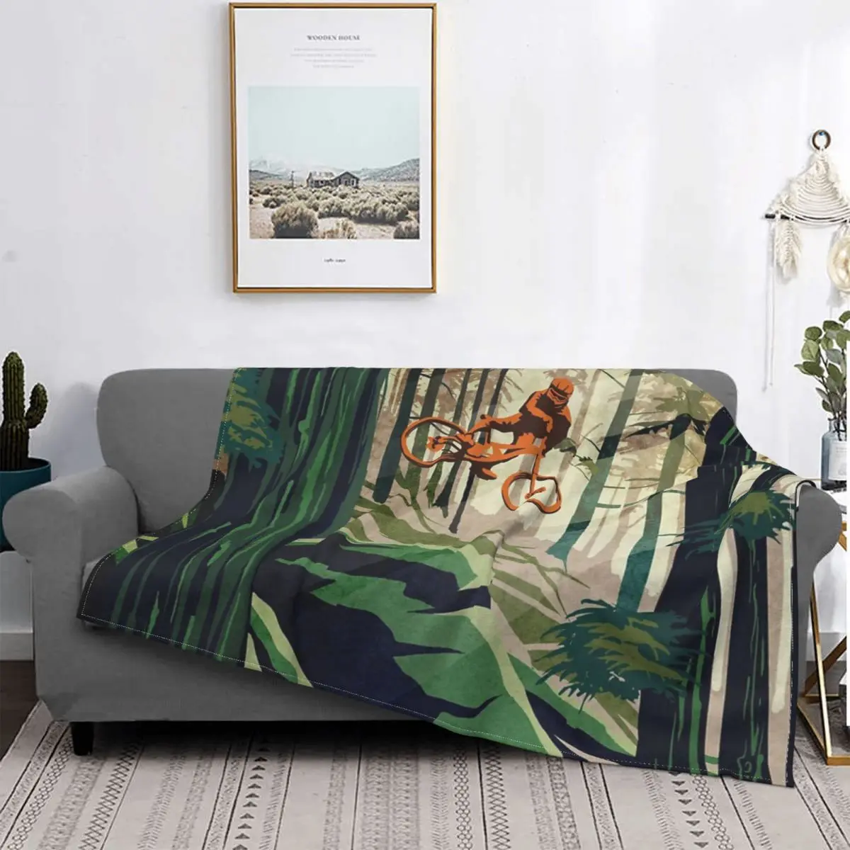 

My Therapy-Manta de bicicleta de montaña, colcha a cuadros para cama, manta de 90, Sudadera con capucha, edredones y colcha