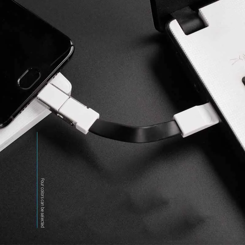 3 в 1 мини автомобильный брелок для ключей с телефонный кабель передачи данных