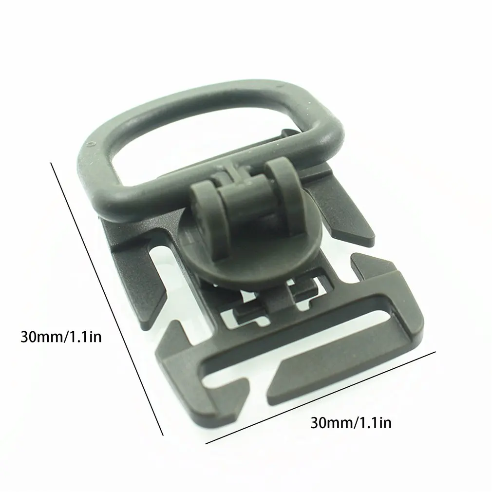 Армейский Зеленый Поворотный D кольцо клип molle зажим для лямки тактический рюкзак