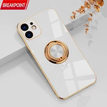 Multifunctional Cases For iPhone 12 Pro Case With Magnet Adsorption Phone Holder  7 8 13 Plus X Xr Xs Max Luxury Men Women
