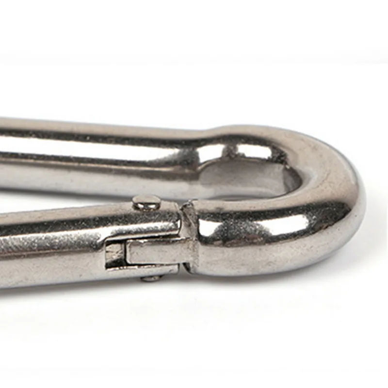 Новый карабин из нержавеющей стали M6 M8 пружинный Многофункциональный Карабин