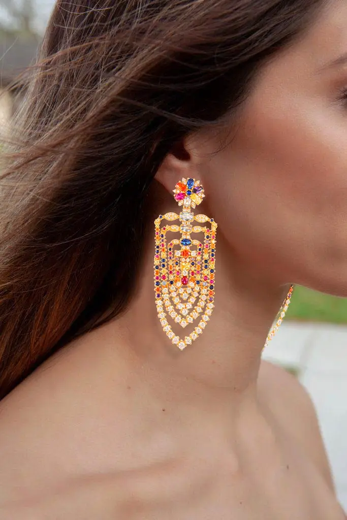 Женские серьги-подвески с цепочкой GODKI свадебные ювелирные украшения кисточками