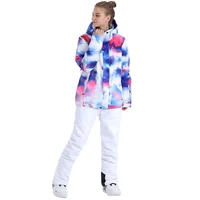womens ski snowboard jackets pants set windproof waterproof snow jacket ski suits