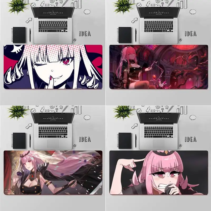 

Mori Calliope hololive Anime Mouse Pad table Rug PC Laptop Computer IPAD Notebook Rubber Wholesale Mat