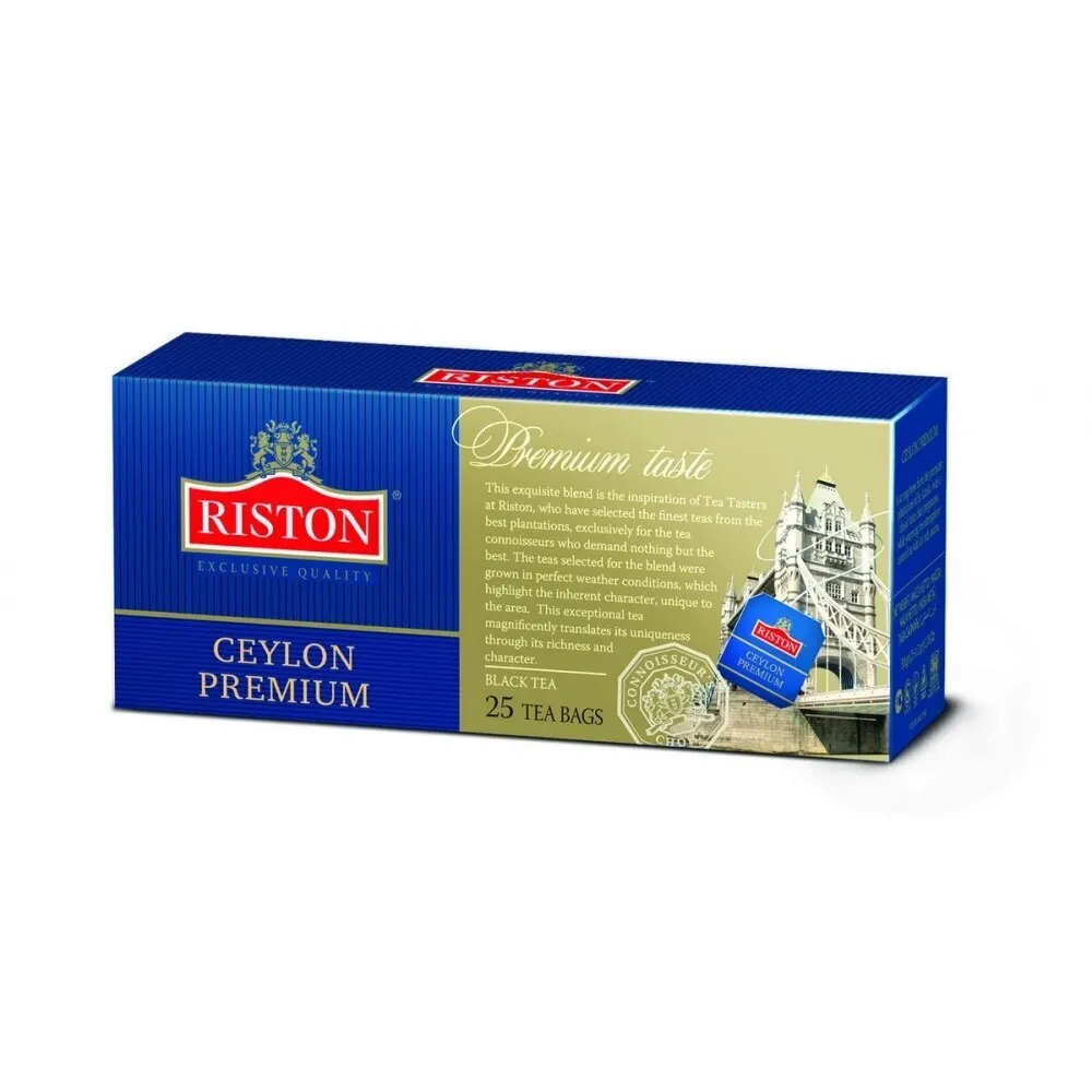 Чай Riston &quotCeylon Premium" черный 25 пакетиков | Продукты