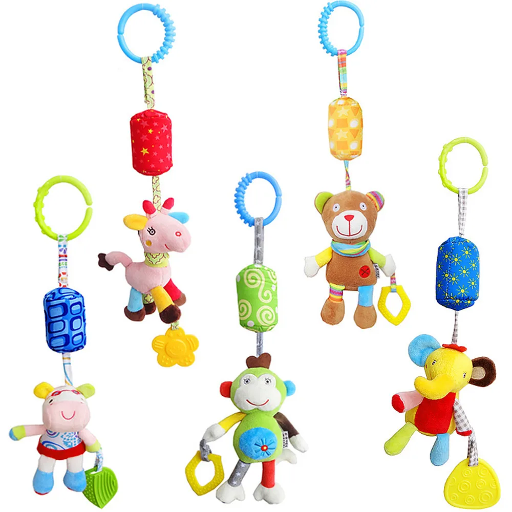 Детская погремушка детская коляска для детской кроватки милые животные