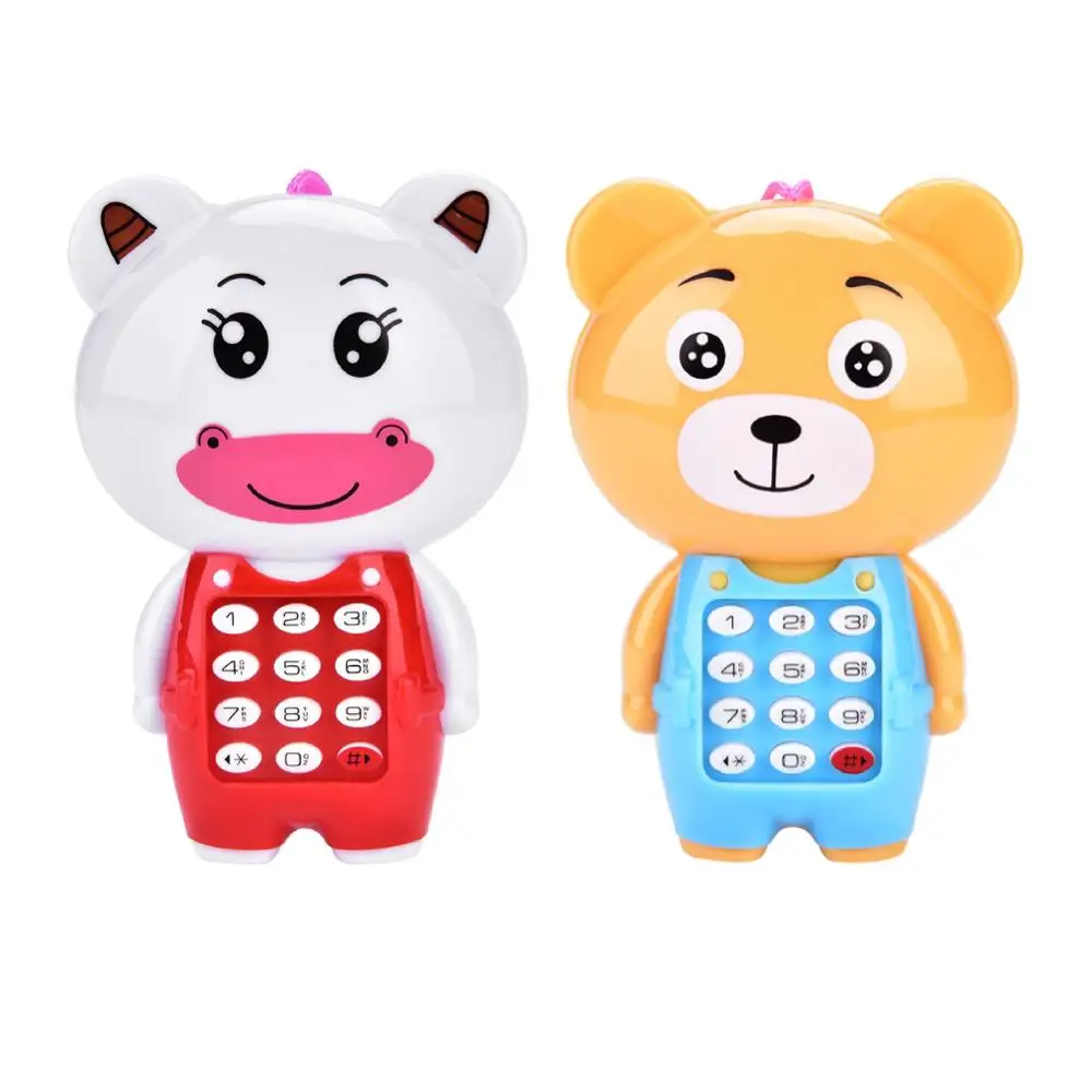 Электронная игрушка для телефона детские животные игрушки звучащие вокальные