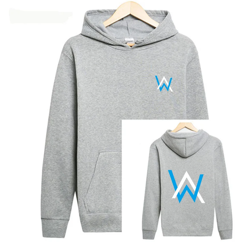 Золотой Новая зимняя флисовая толстовка Alan Walker, потертый худи для мужчин печать баннеров хип-хоп Рок Толстовка со звездочками новые брендовые толстовки для женщин 3XL - Цвет: Золотой