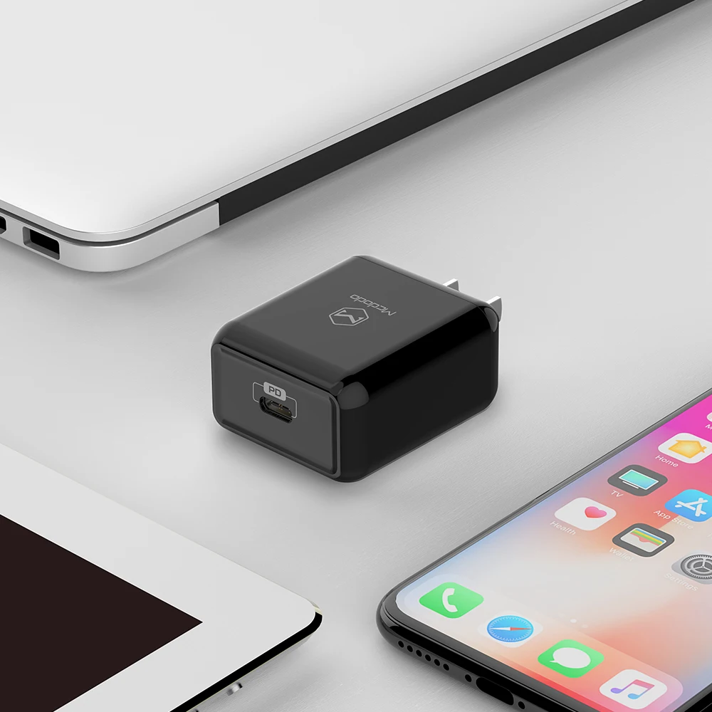 US Black Mcdodo EU/US/UK usb type C PD 3,0 зарядное устройство 18 Вт Быстрая зарядка для MacBook iPhone 11 samsung Xiaomi huawei Quick Charge 4,0 адаптер - Тип штекера: US Black