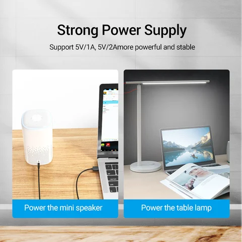 Кабель питания Vention USB на DC 3,5 мм