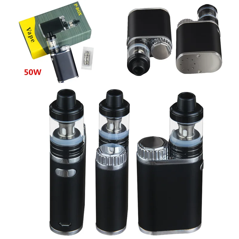50 Вт боксмод smoker Mod набор электронных сигарет с модом 18650 для вейп бокса RDA RTA RDTA