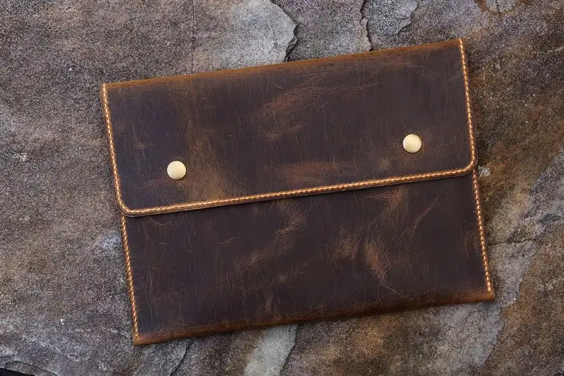 Персонализированный деревенский чехол из натуральной кожи для нового 2018 iPad Pro 11 12