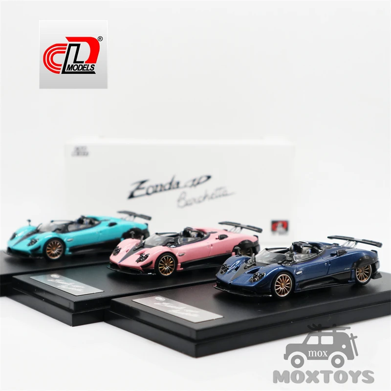 LCD 1:64 Pagani Zonda HP Barchetta синяя/мятно-зеленая/Розовая литая модель автомобиля | Игрушки