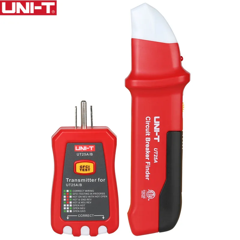 

UNI-T UT25A High Performance Automatic Circuit Breaker Ground Tester with LED Indicator electronic component test