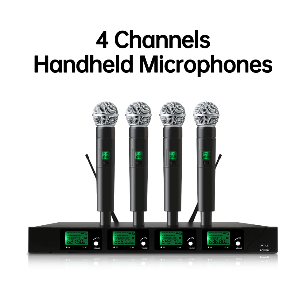 Беспроводной микрофон SM58 профессиональный ручной караоке петличный наушники UHF