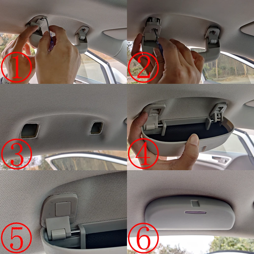 Автомобильный контейнер для очков Daefar из АБС-пластика держатель Volkswagen VW Golf7 Golf 7 5.