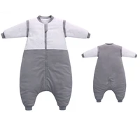 winter cotton baby warm sleeping bag with leg thicken long sleeve romper sleep sack newborn wearable blanket bedding set