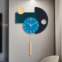 nordic style silence wall clocks large metal modern simple creativity wall clocks reloj pared horloge livingroom art ek50bgz