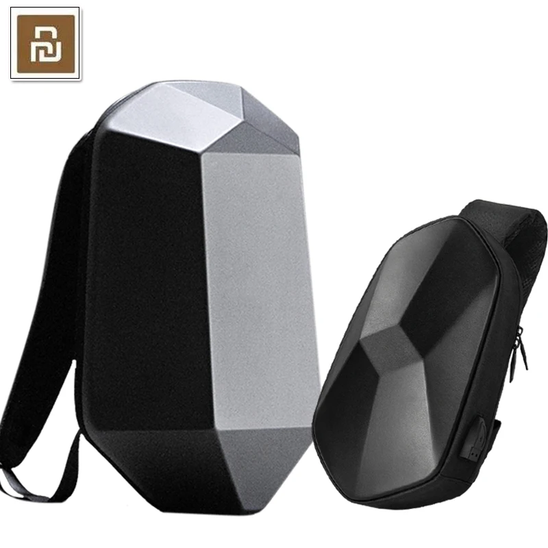 Оригинальный рюкзак Xiaomi BEABORN нагрудный с USB портативный сумка из полиэстера