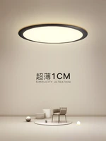 ceiling lamp led bedroom lamp modern minimalist round nordic ultra thin round black white creative room living ceiling light