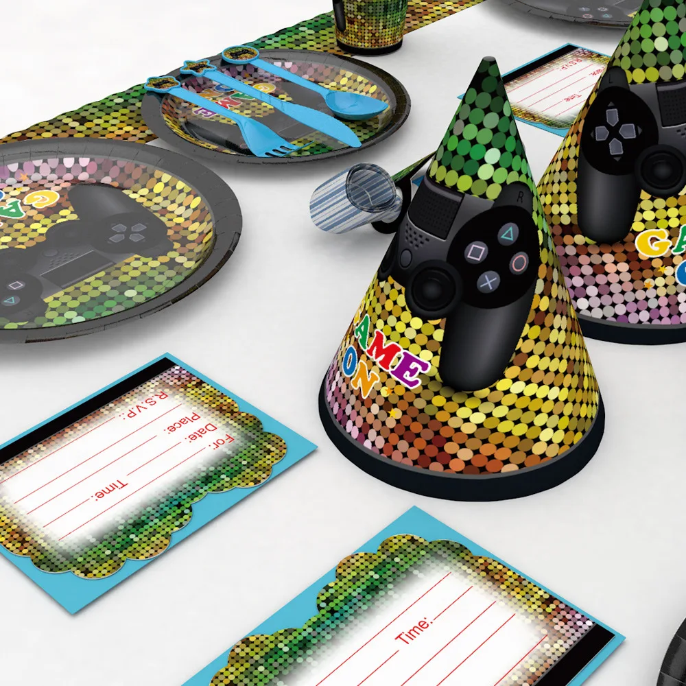 Детское мультяшное постельное белье дня рождения игра принадлежности для