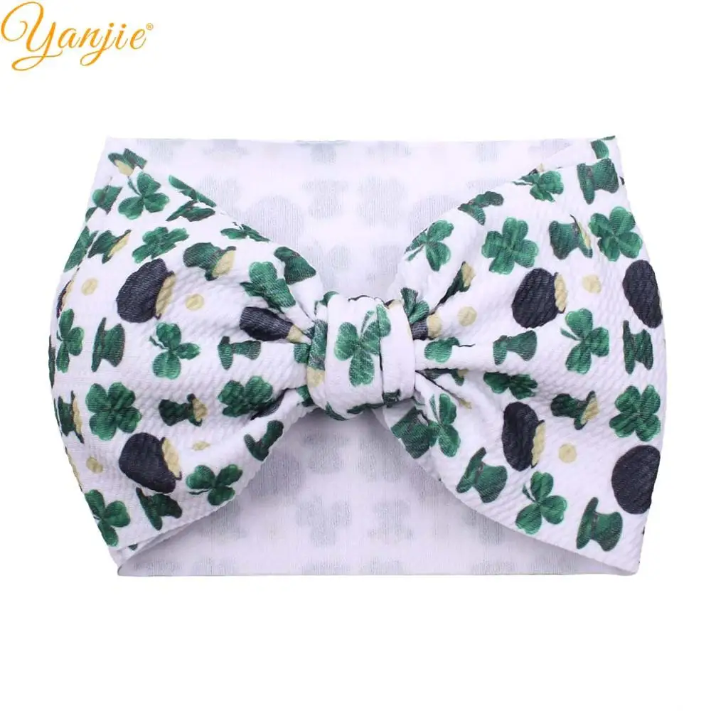 2021 Новое поступление большая 7 &quotповязка на голову с бантиком эластичная лента