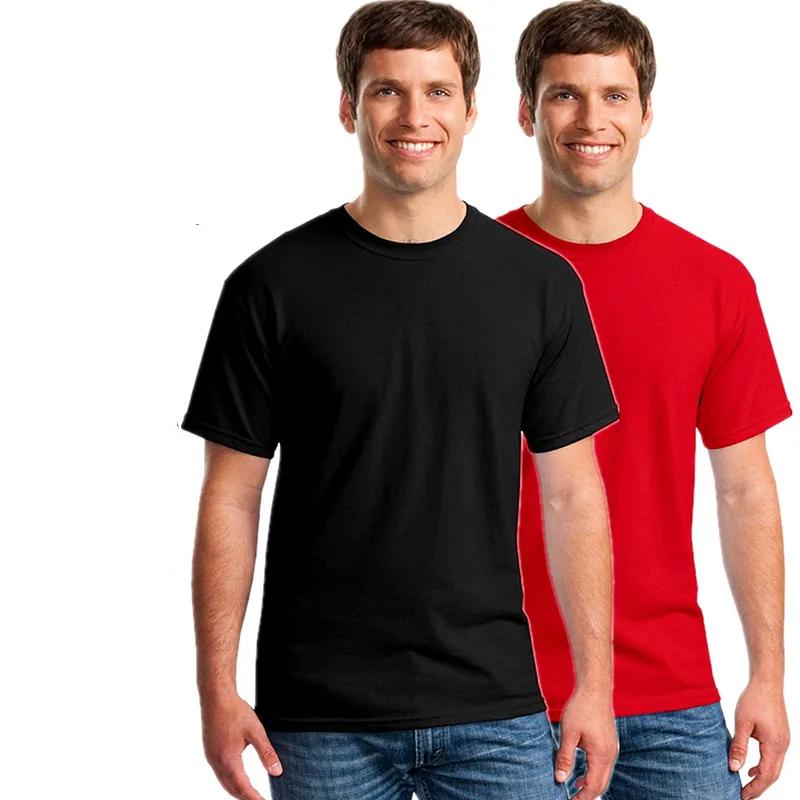 2020 летняя новая однотонная мужская футболка с круглым вырезом 90% хлопок коротким