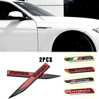 2 шт., металлические наклейки для Audi SLINE A4 B5 B6 B7 B8 A3 8P 8V 8L A5 A6 C6 C5 C7 A1 A7 A8 Q2