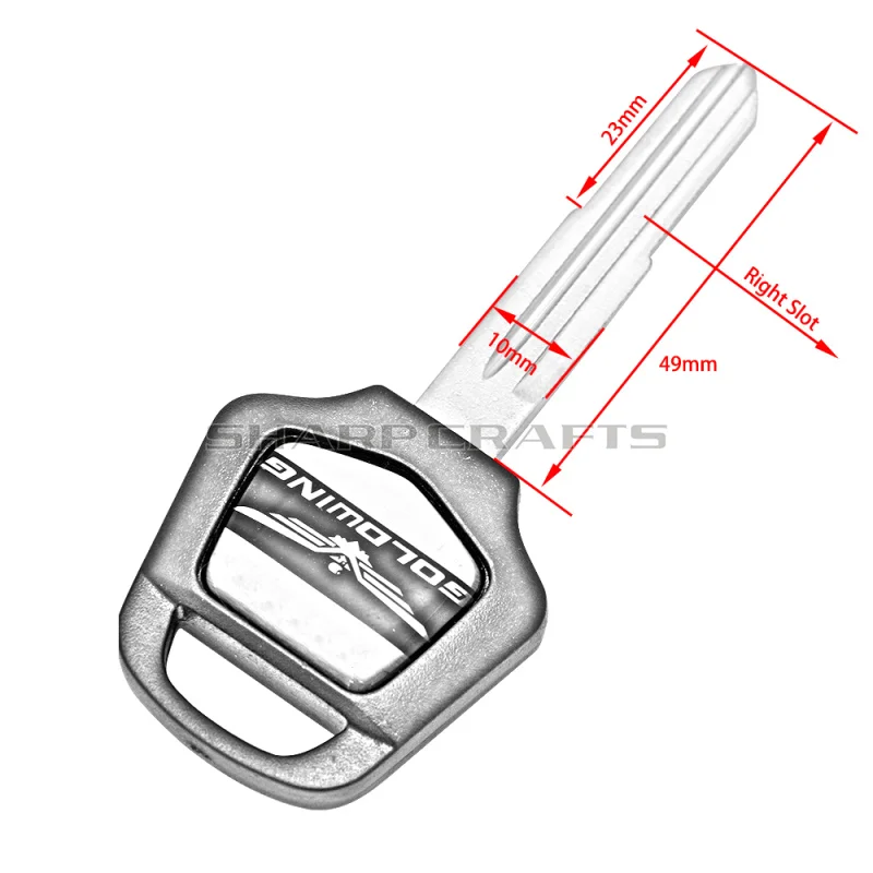 Аксессуары для мотоциклов лезвие HONDA Blank Key GOLD WING GL1500 GL1800 GoldWing GL1000 GL1200|motorcycle blank