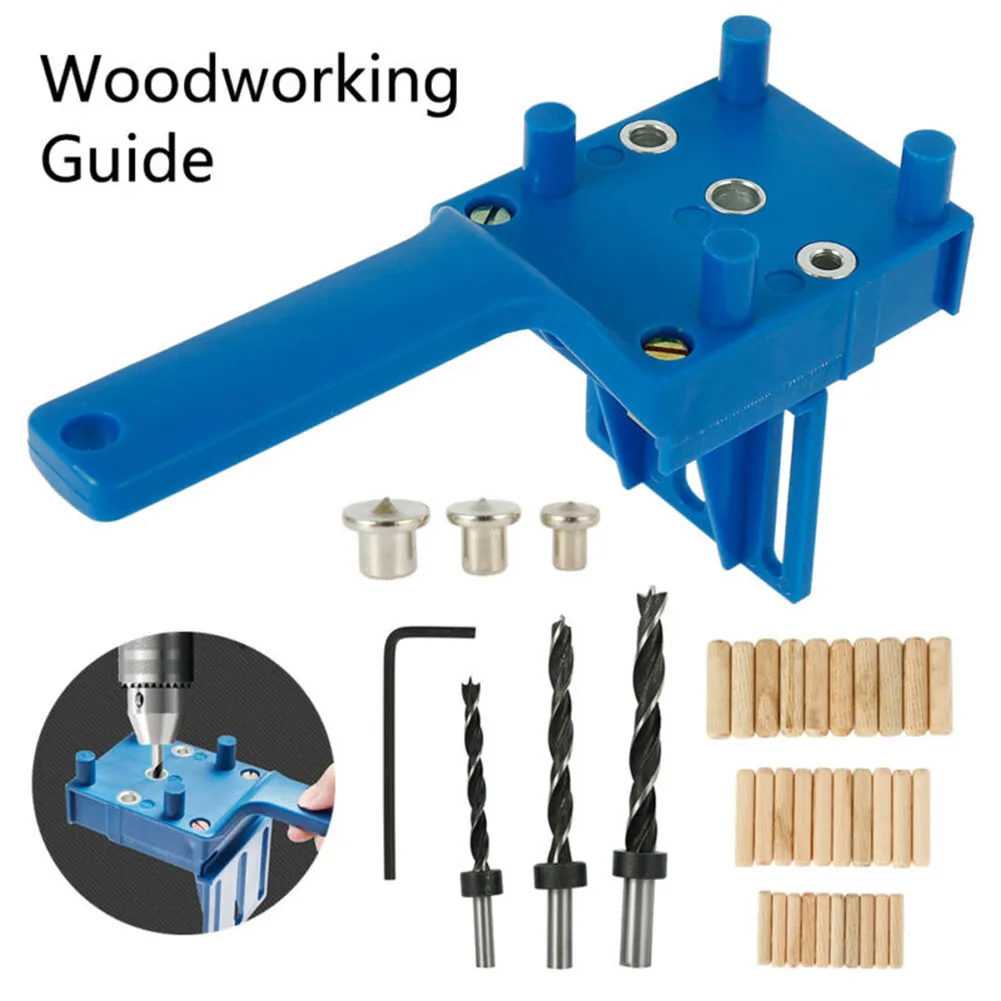 

41pc/set Hole Punch Drilling Locator Limit Ring Drill Bit Pin Locating Pin Drill Carpenter Woodworking Positioning Fixture Guide