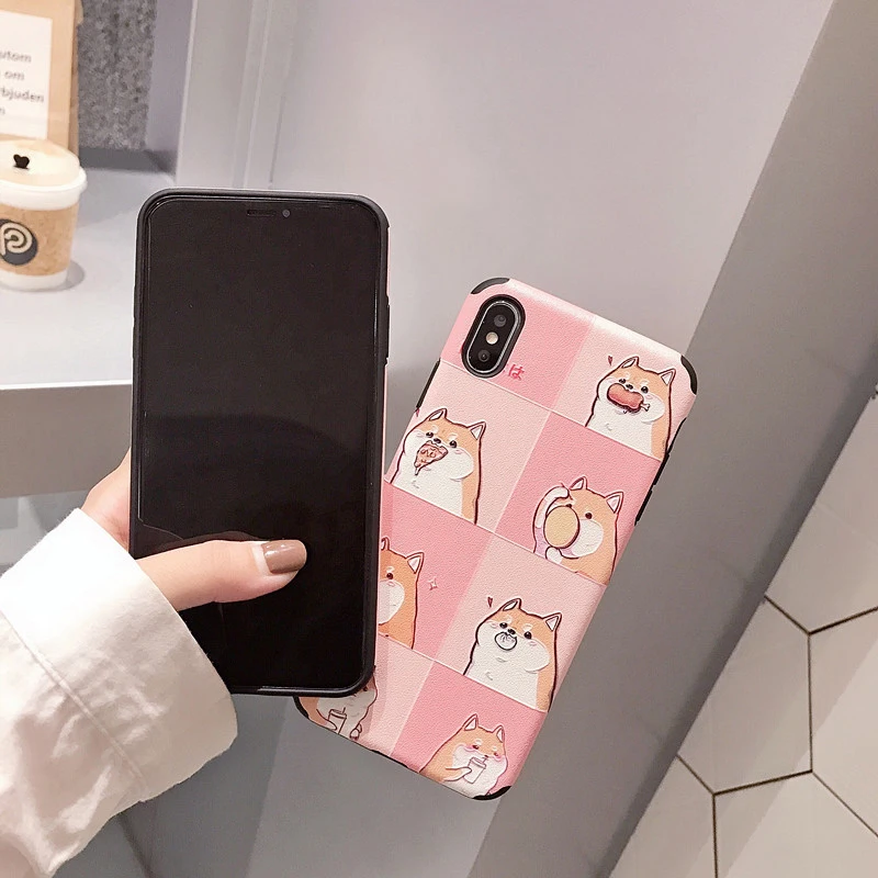 Симпатичные Шиба ину рельефные чехлы для huawei P30 P20Lite mate 20 Pro мягкий чехол для Honor 8X10 20 V20 9X Play Nova 3 3i 4 5Pro 5i