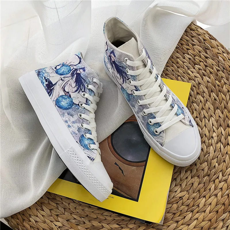 NIKEZI/2019 г. Высокие удобные классические кроссовки для старшей школы Skool NEZHA