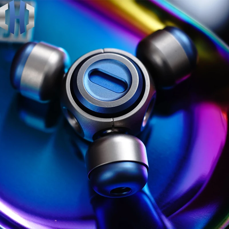 Пальцевый гироскоп из титанового сплава и меди портативный для взрослых