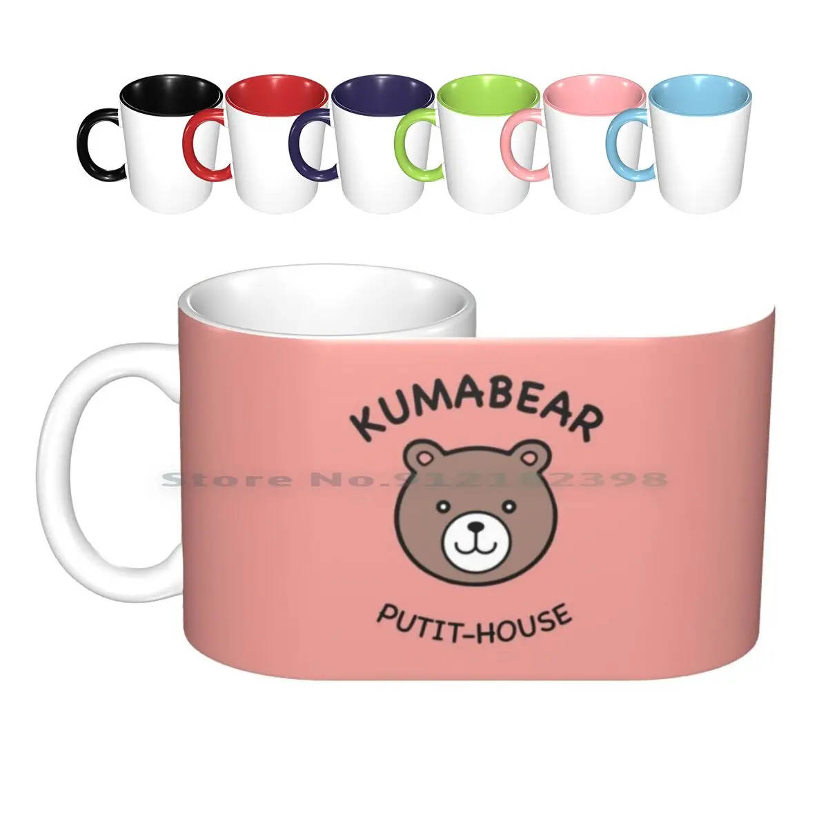 

Керамические кружки Kumabear putite House, кофейные чашки, Кружка для молока и чая, аниме еда, войны, манга, Япония, тоцки, кулинарная академия, Сато Ши