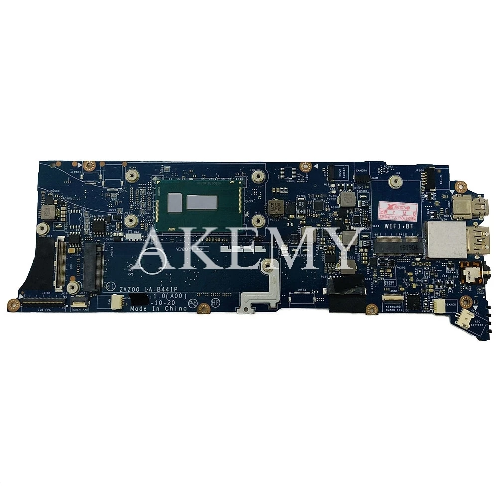 Online ZAZ00 LA-B441P Motherboard Für For DELL XPS 13 9343 Laptop Motherboard CN-0WF2C3 0WF2C3 I5-5200U CPU 8GB RAM Original Getestet