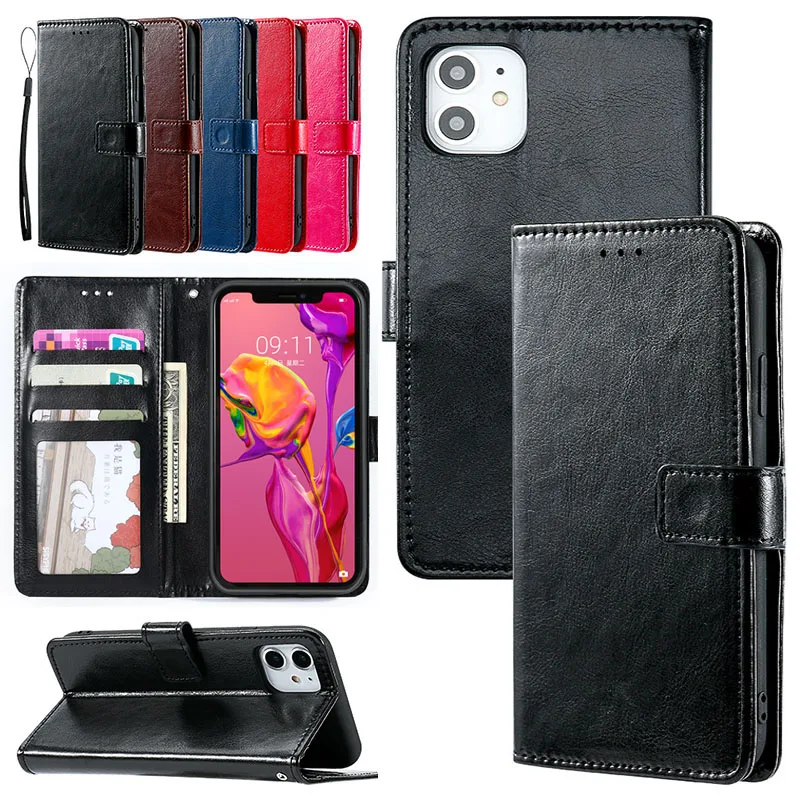 Flip Wallet Case For Huawei Mate 10 20 Lite Pro X Leather Case Honor 10X 10 Lite 10i 4A 4C 5X 6A 6C Pro 6X V10 V20 V30 V8 Cover