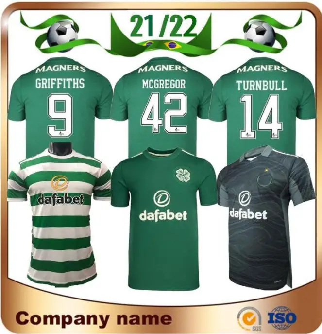

21 22 Celtic Soccer Jerseys MCGREGOR GRIFFITHS 2021 2022 DUFFY FORREST CHRISTIE EDOUARD Elyounoussi Turnbull Home Football Shirt