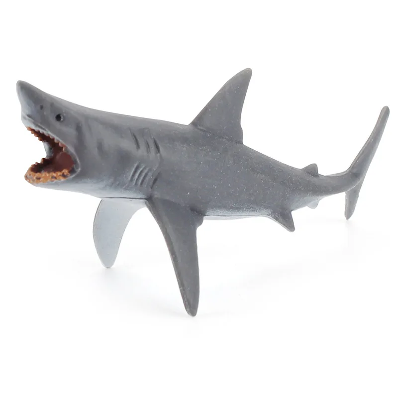 4 шт/Костюм Мини морским обитателям Модель Набор Megalodon Акула синий кит