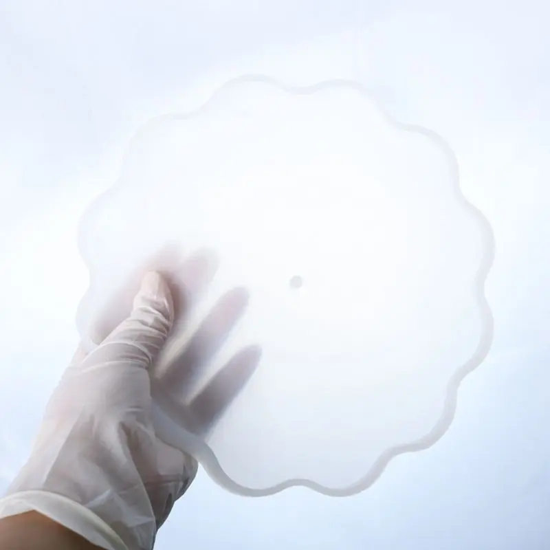 

Crystal Epoxy Resin Mold 3-layer Tray Casting Silicone Mould DIY Crafts Desktop Coaster Making Tool