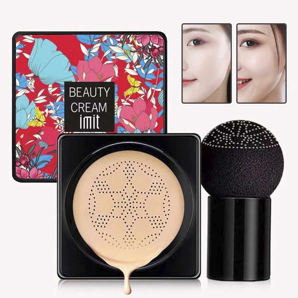 

Mushroom Head Air Cushion CC Cream Natural Moisturizing Foundation Concealer Whitening Oil-control Makeup BB Cream Cosmetics