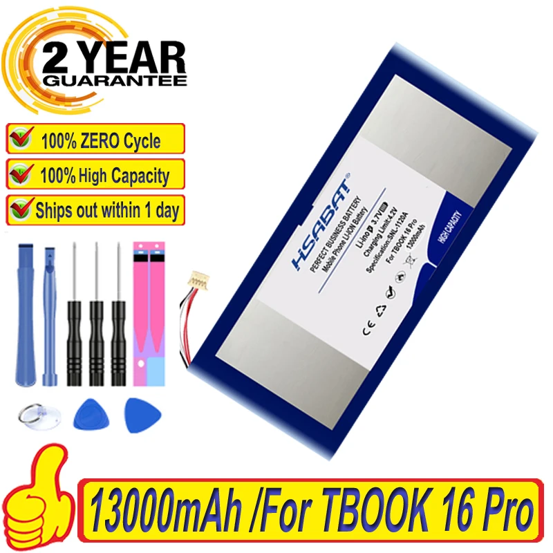 Топ-бренд 100% Новинка Teclast TBOOK 16 Pro Power 12 T16 Аккумулятор для планшета 11 ID: E5A3 E5A6 E5A7 |