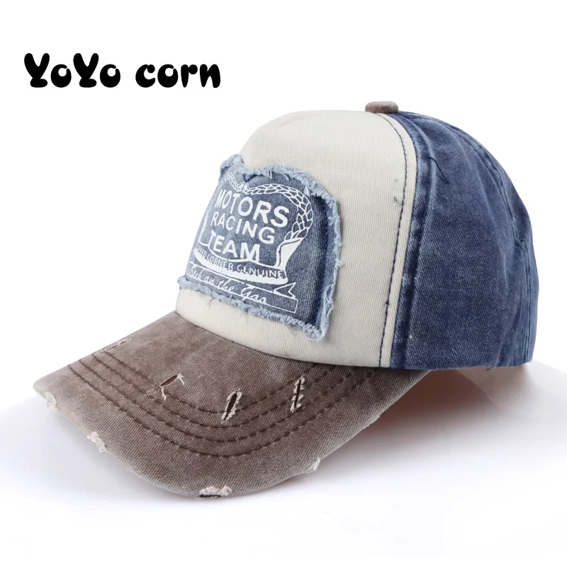 YOYOCORN, Весенняя хлопковая бейсболка, бейсболка, летняя кепка, хип-хоп облегающая Кепка, головные уборы для мужчин и женщин, разноцветные - Цвет: Gray plus white