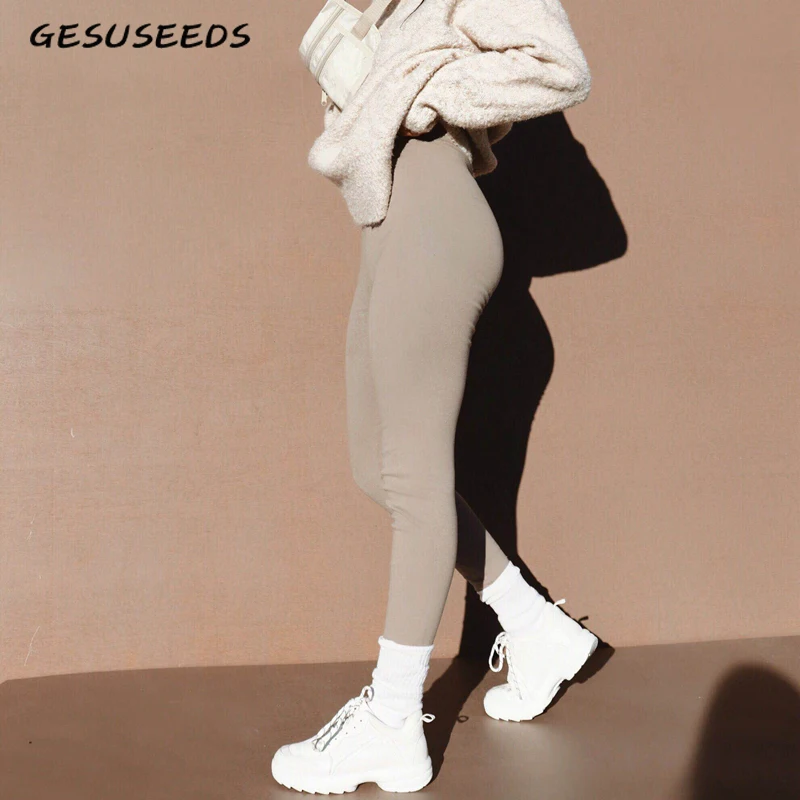 Fitness leggings push up sexy workout high waist soft ladies cotton jeggings Winter clothes women activewear | Женская одежда