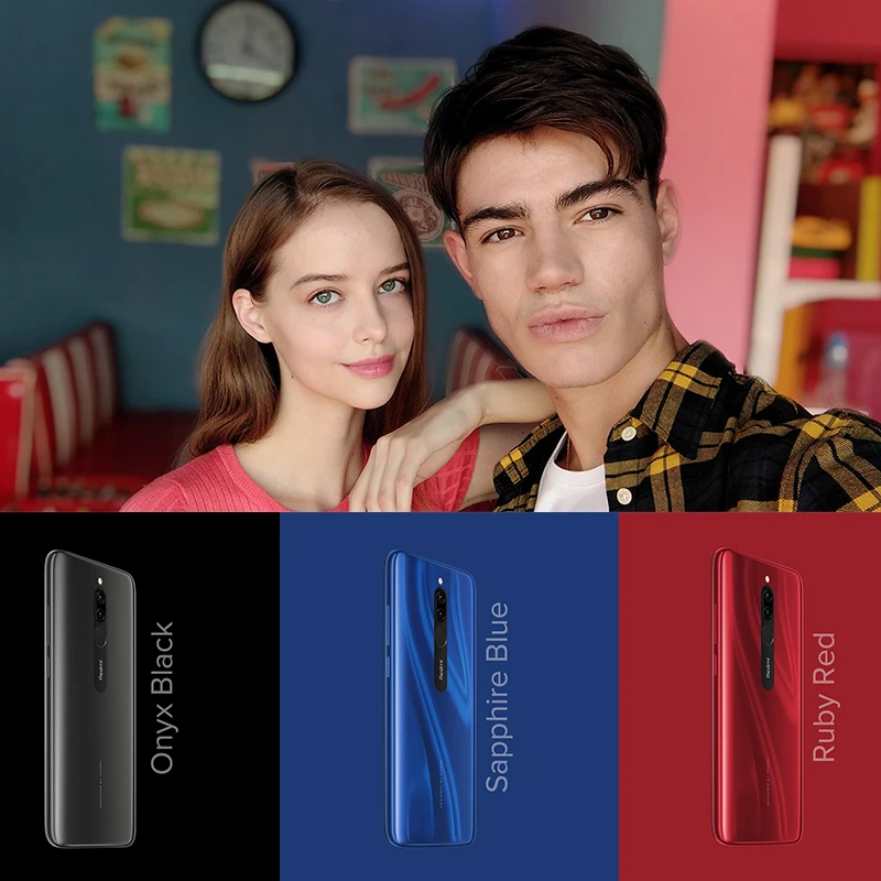 Xiaomi Redmi 8 смартфон 3 ГБ 32 Snapdragon 439 5000 мА батарея мобильного телефона 10 Вт Быстрая