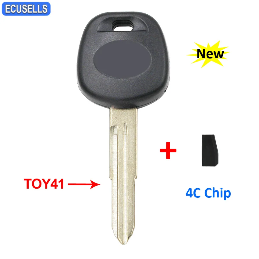 Ключ транспондер дистанционный Автомобильный ключ с чипом 4C Carbon ID4C чип для Toyota MR2