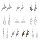 Серьги-гвоздики женские, в стиле панк, 1 пара